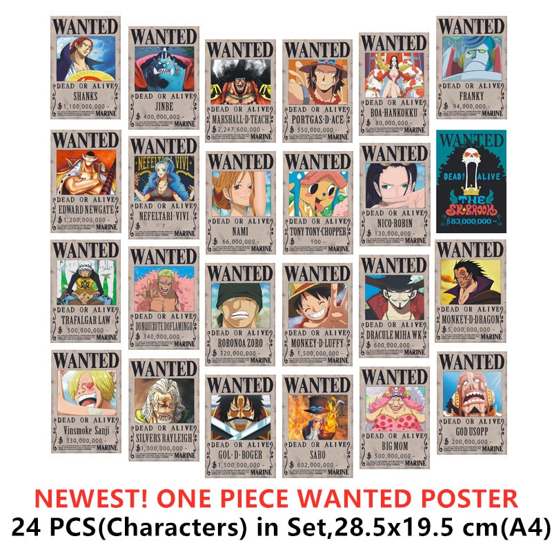 OFFICIAL Sanji Wanted Posters 【 Update janvier 2024】