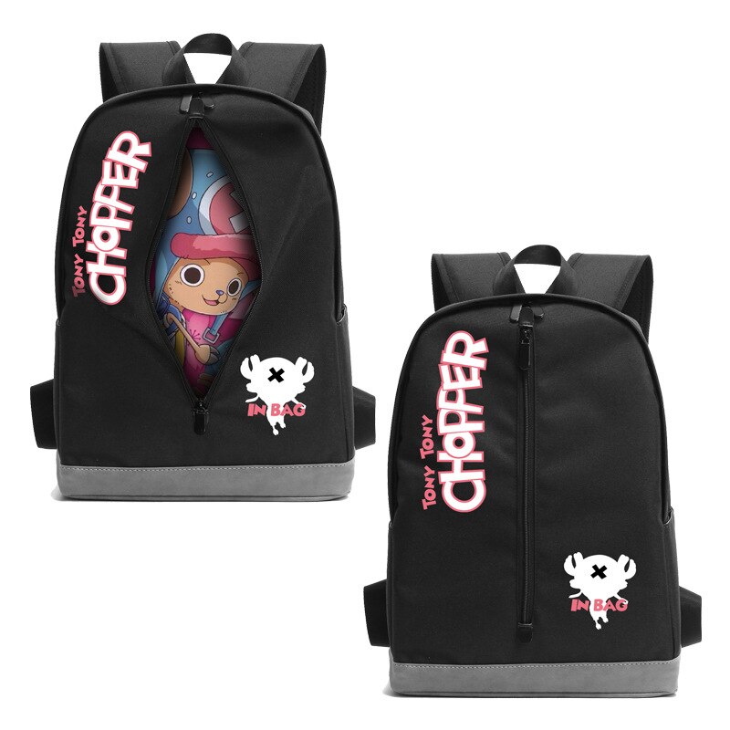 One Piece Chopper Student School Backpack