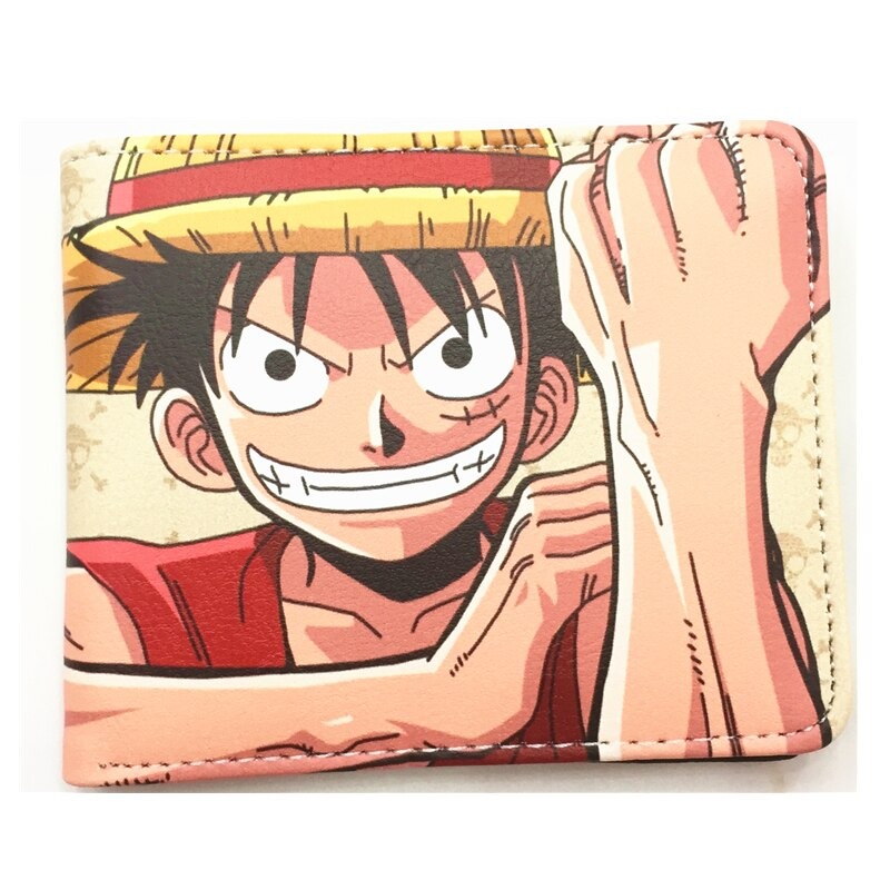 One Pieces Skull Leather Anime Wallet Bifold Short Wallet Purse With Coin  Pocket | Fruugo SA