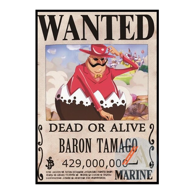 Gold D Roger Wanted poster one piece bounty (2023 updated price ) Sticker  for Sale by justchemsou