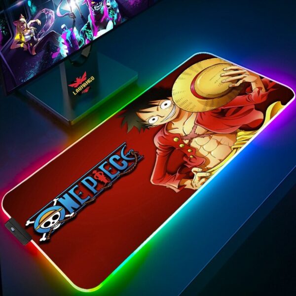 ONE PIECE RGB Monkey D Luffy Mouse Pad