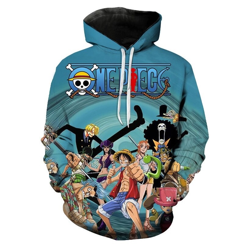 Anime One Piece Hoodie For Kids Clothes Boys Fashion Luffy Pullover Sport  Sweatshirt Coat Girls Clothing Sudaderas  Action Figures  AliExpress
