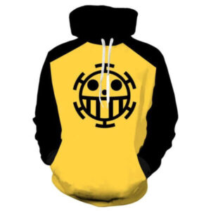 one piece heart pirates hoodie
