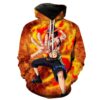 One Piece Portgas D Ace and Hoodie