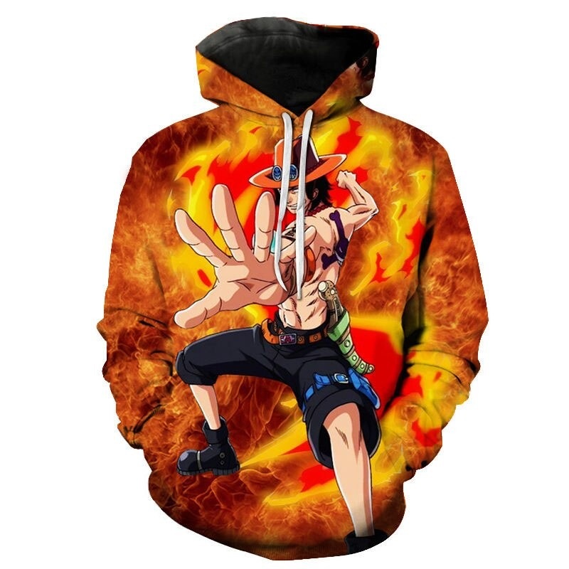 One Piece Portgas D Ace and Hoodie | One Piece Merchandise