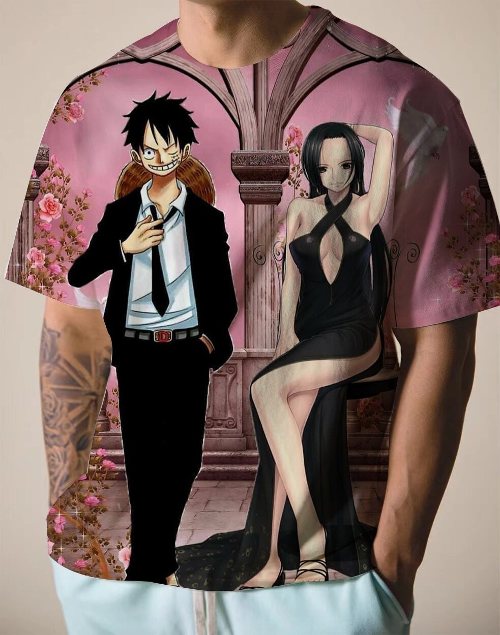 https://onepiece-merchandise.com/wp-content/uploads/2022/08/One-Piece-T-Shirt-Luffy-and-Boa-Hancock.jpg