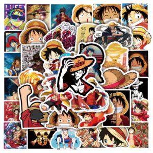 50/100Pcs One Piece Luffy Stickers Anime Sticker