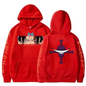 one piece ace hoodie