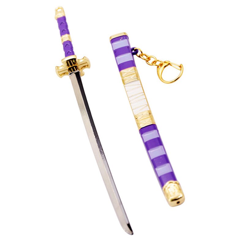 One Piece Roronoa Zoro Purple Enma Sword Cosplay Weapon Prop
