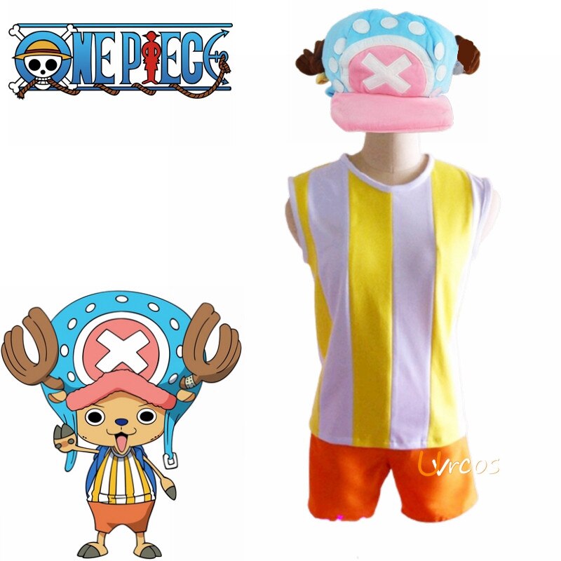 Hot Anime One Piece Tony Tony Chopper Cosplay Costume Cosplay Full Set  Tops+Gloves+Pants+Foot Covers Halloween Suit For Women Me