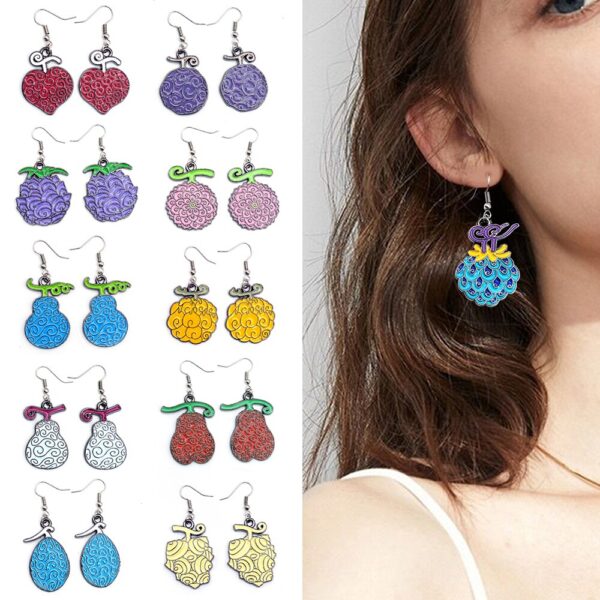 devil fruit earrings