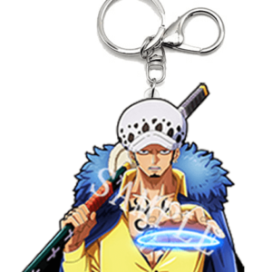 One Piece Law Rotatable Keychain